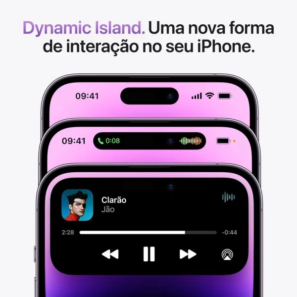 147 - iPhone Apple 14 Pro Max MQAF3BE/A A2894 512GB / eSIM - Space Black - Imagem 7