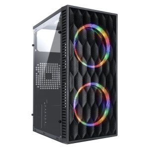 622 - CPU - Intel i3 7ª Ger - 16GB DDR4 - M.2 256GB - Placa de video RX 550 4GB - Fonte 500W - Gabinete Gamer