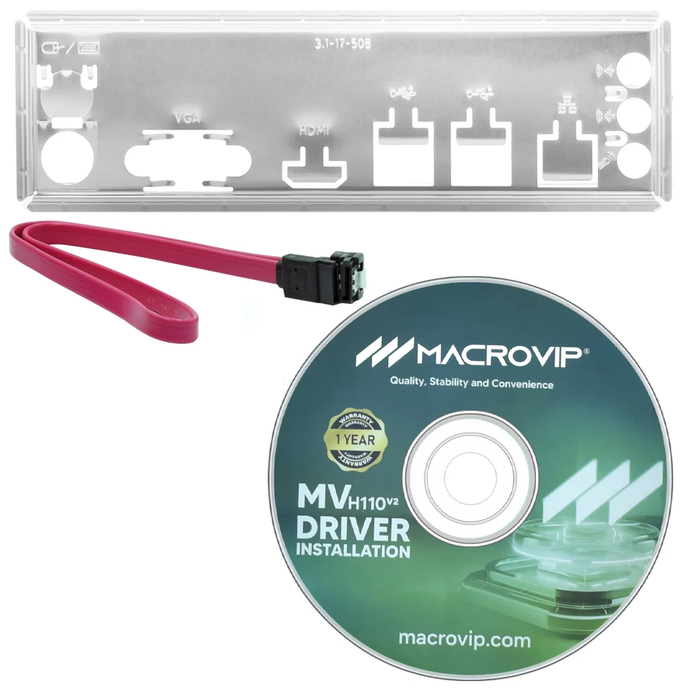 Caixa Original Placa Mãe Macrovip MV-H110V2