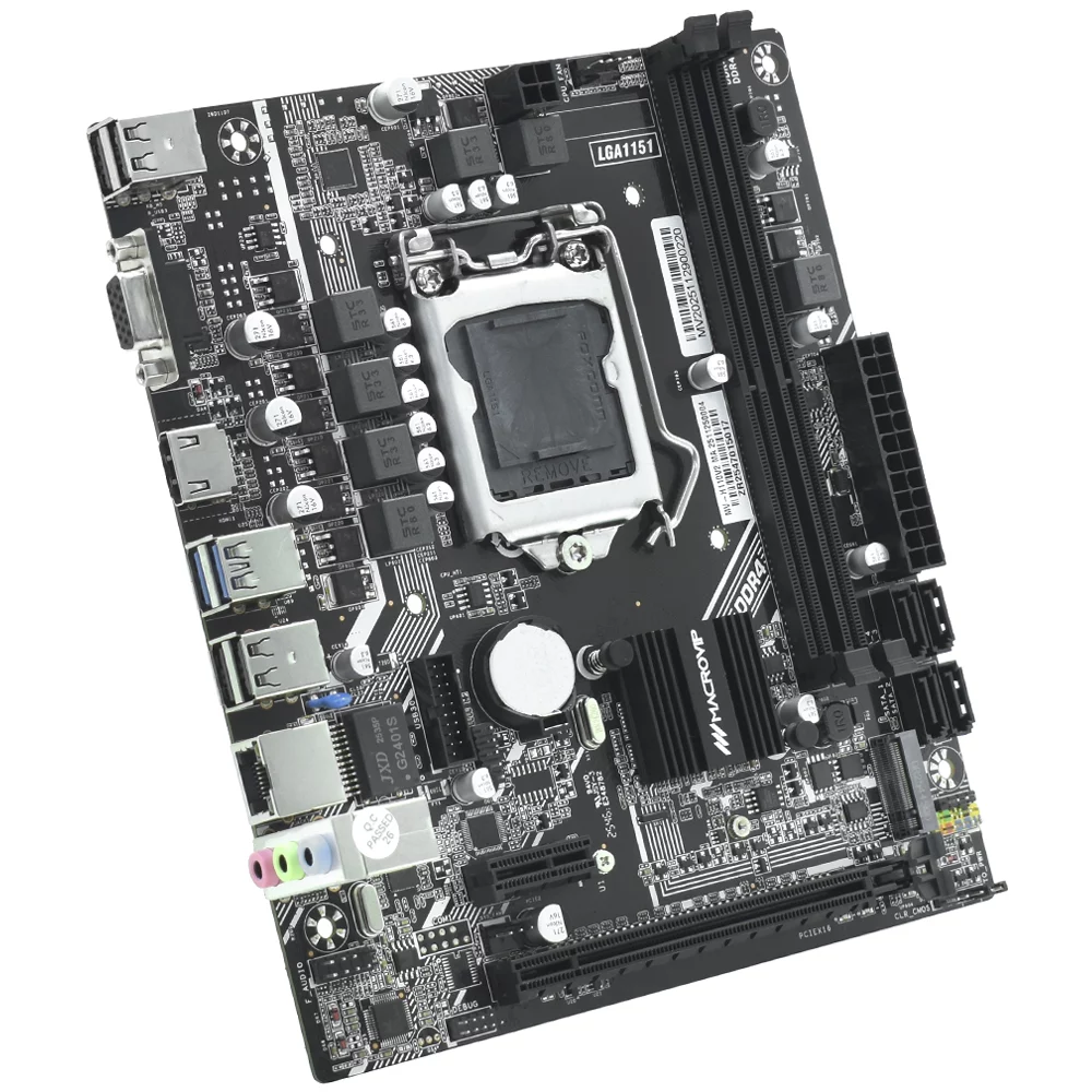 Painel Traseiro Placa Mãe Macrovip MV-H110V2 com HDMI VGA e USB