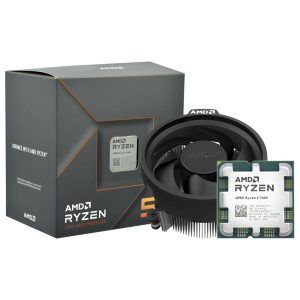 Kit Upgrade Nova Geração AM5: AMD Ryzen 5 7600 + Placa-Mãe B650M + 32GB (2x16GB) DDR5 5600MHz Fury