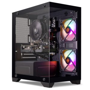 PC Gamer PC Imbatível Hyperion Max: Intel Core i5 • 16GB RAM DDR4 • SSD 480GB • Radeon RX 580 8GB • Gabinete Gamer RGB