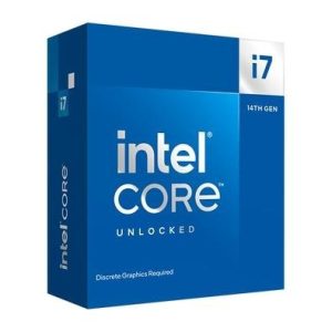 Processador Intel Core i7-14700KF, 3.4GHz (5.6 GHz Max Turbo), Cache 33MB, 20 Núcleos, 28 Threads, LGA 1700, Sem Vídeo Integrado - BX8071514700KF