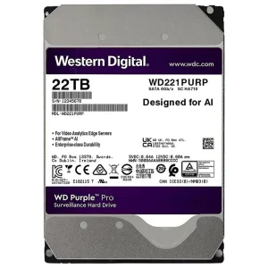 HD Western Digital 22TB WD Purple Pro 3.5 SATA 3 7200RPM - WD221PURP